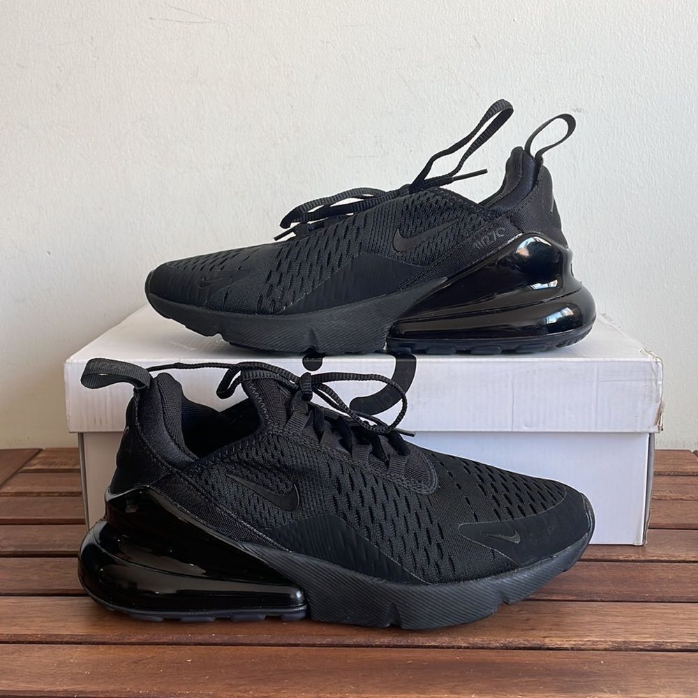 Nike Air Max 270 Black USA Women Size 7/UK 4.5/EU 38(AH6789-006)